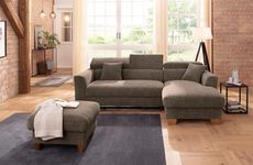 Home affaire ecksofa steve mit kopfteilverstellung wahlweise mit bettfunktion bettkasten incl zierkissen 33323745