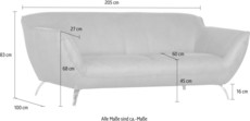 G955 venezuela kozena sofa kuze  premiova kvalita usak ohrensessel  pohodlne gutmann factory gutmann factory venezuela 2 sitzer cognac %281%29