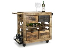 Serv%c3%adrovac%c3%ad voz%c3%adk z mangov%c3%a9ho d%c5%99eva vintage design mobiln%c3%ad voz%c3%adk s kole%c4%8dky industrialni stolek na vino gutmann factory 598652 59775