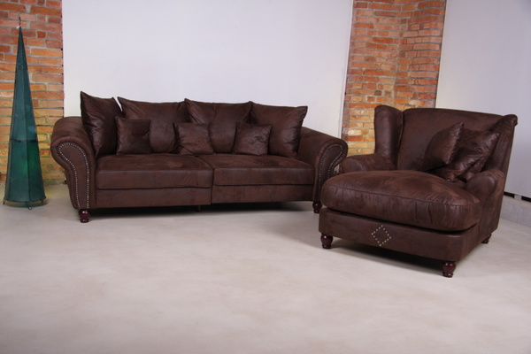 Sedací souprava WALES s křeslem 3/23